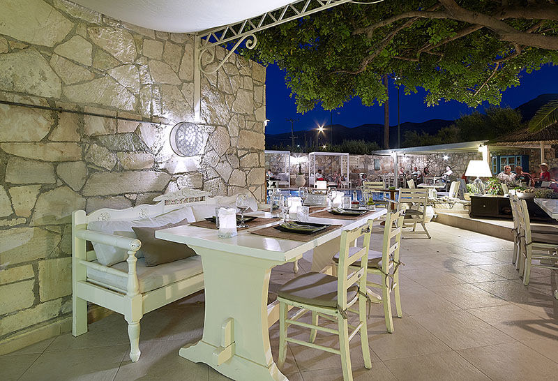 Irida Hotel Stalida Restoran foto